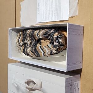 Annie sarphine da balleto italiano black gold Oxford shoe new in box